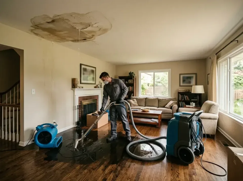 attic-pipe-burst-ceiling-drip-008 — frequently asked questions, Water Damage Restoration & Carpet Care in Defiance, OH